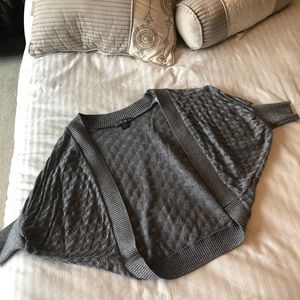 Knit cropped cardigan with sparkles